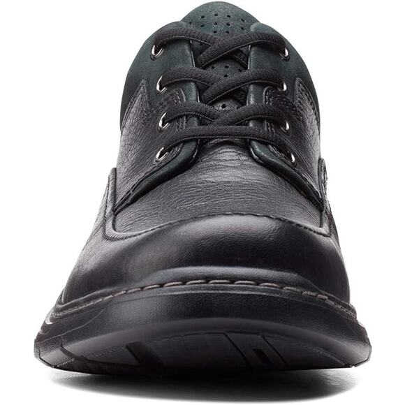 NWT Clarks Men\'s Un Brawley Lace Oxford, Black C, 14 main image 4